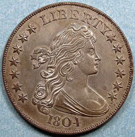 Dexter 1804 Draped Bust silver dollar