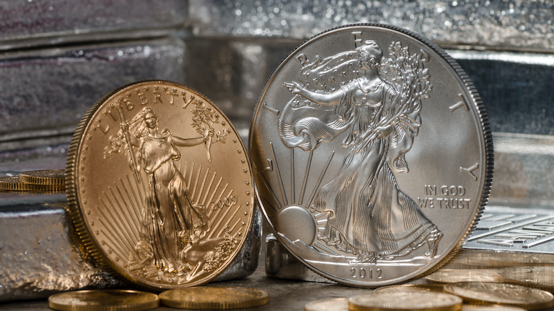 Lady Liberty on coins.