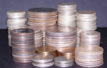 Clad coins.