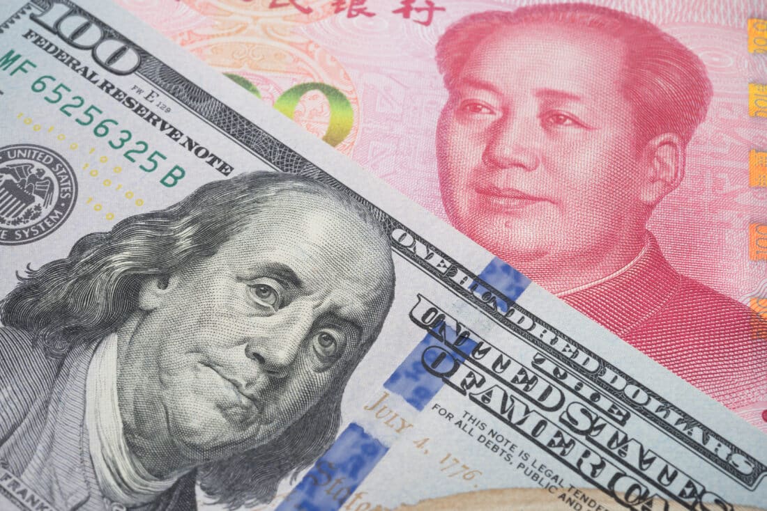 China dumps US dollar