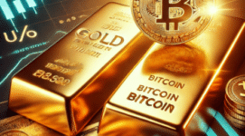 rise for gold and bitcoin