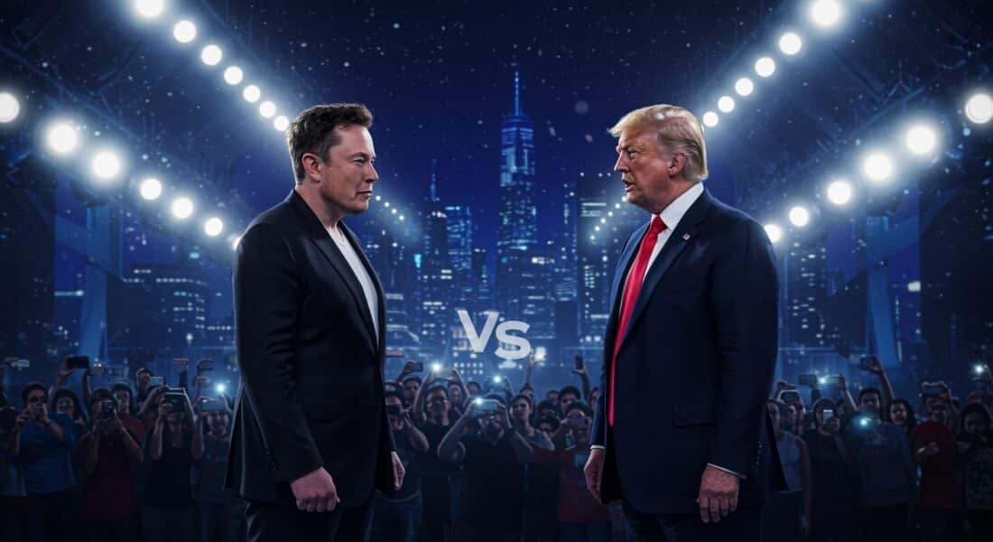 Musk Trump Feud Erupts