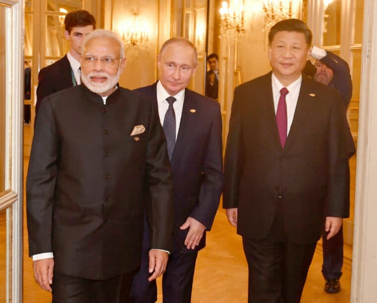 China and India funding Putin