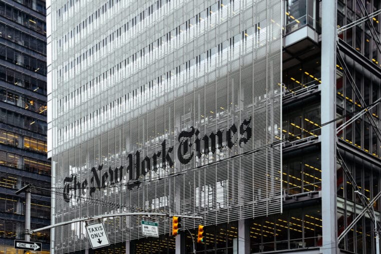 NYT climate change lies