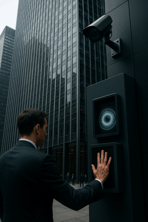 JPMorgan biometric surveillance dystopia