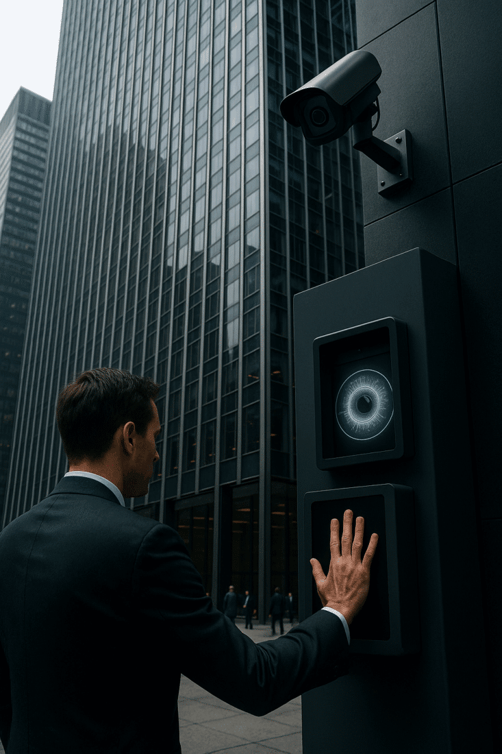 JPMorgan biometric surveillance dystopia