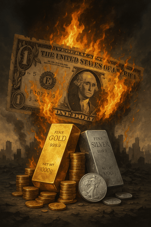 U.S. dollar collapse gold