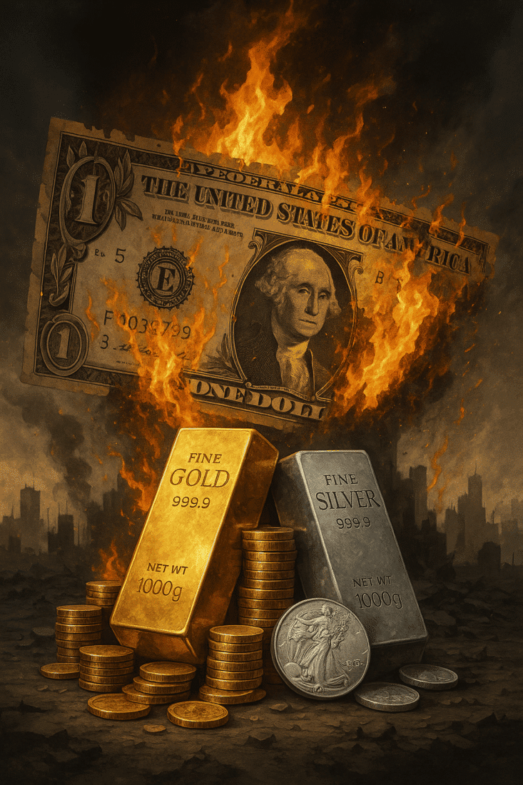 U.S. dollar collapse gold