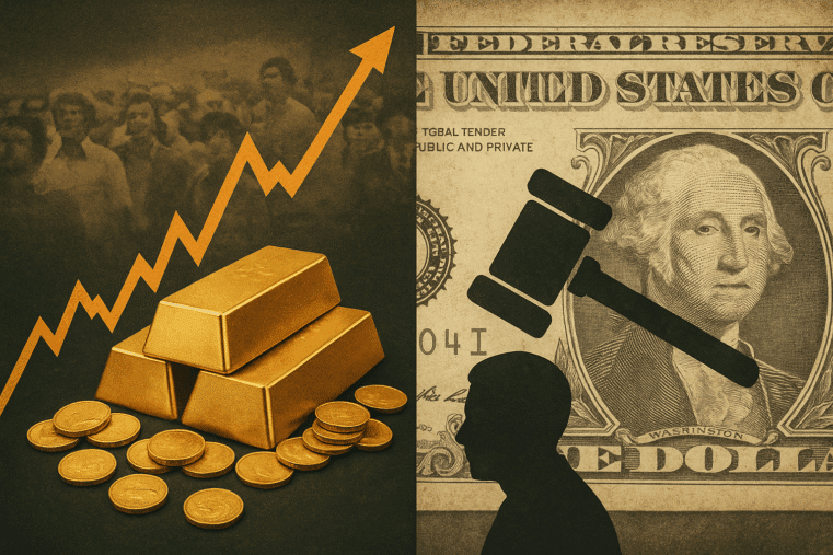 Gold rally driving distrust