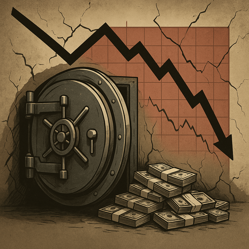 US Bank Reserves Collapse