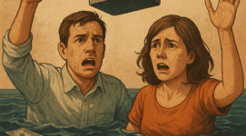 U.S. households drowning financially