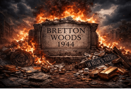 Post-WWII financial order collapse