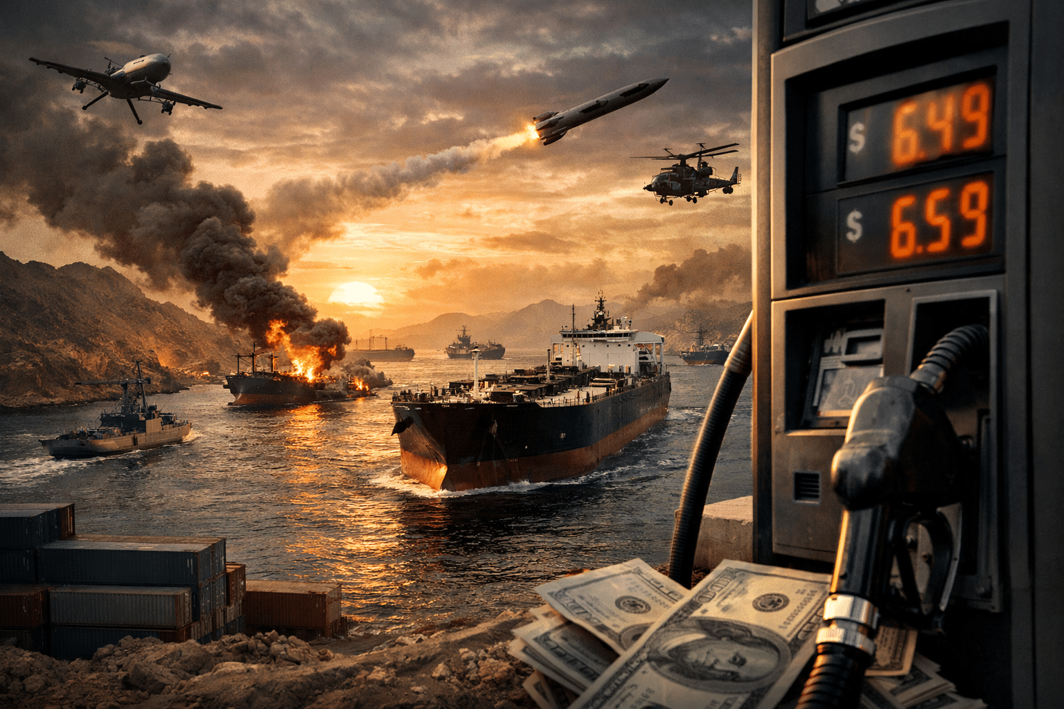 Strait of Hormuz oil disruption