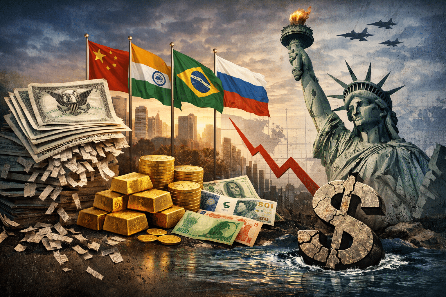 BRICS dumping U.S. Treasuries