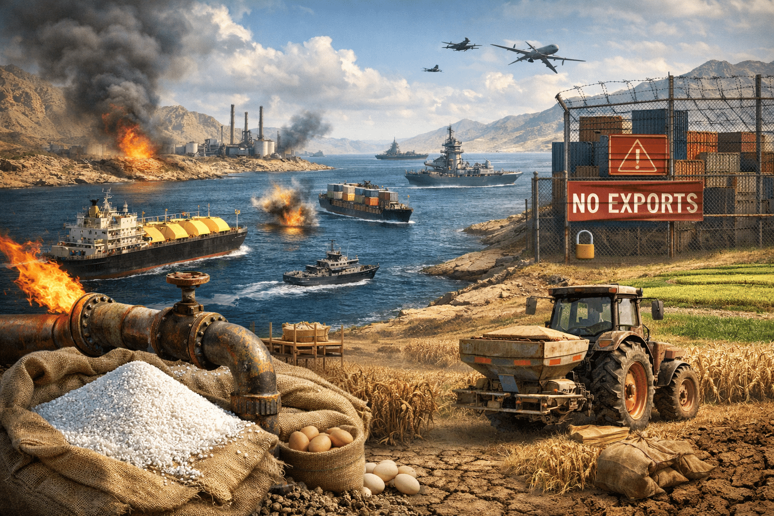 Strait of Hormuz food supply crisis