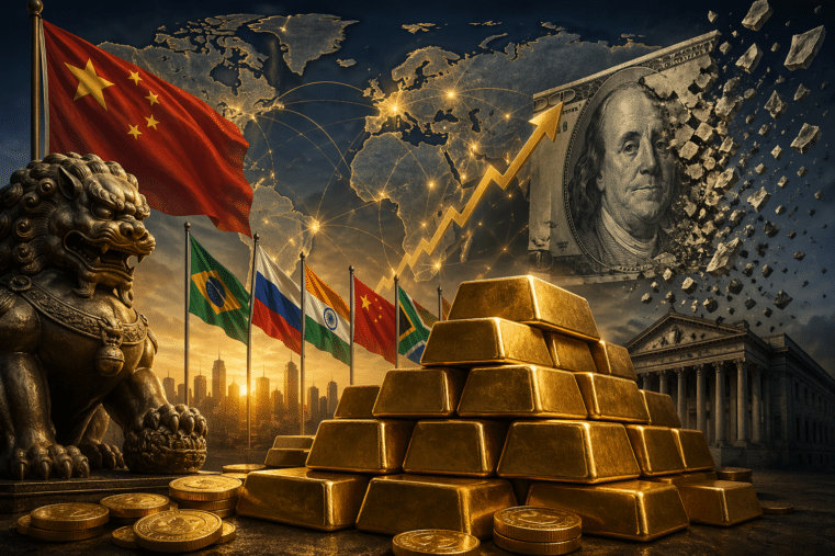 China gold reserves and dollar decline