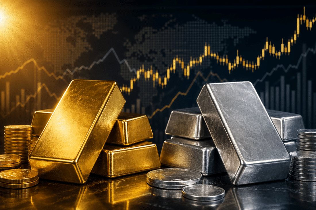three-scenario gold and silver price forecast