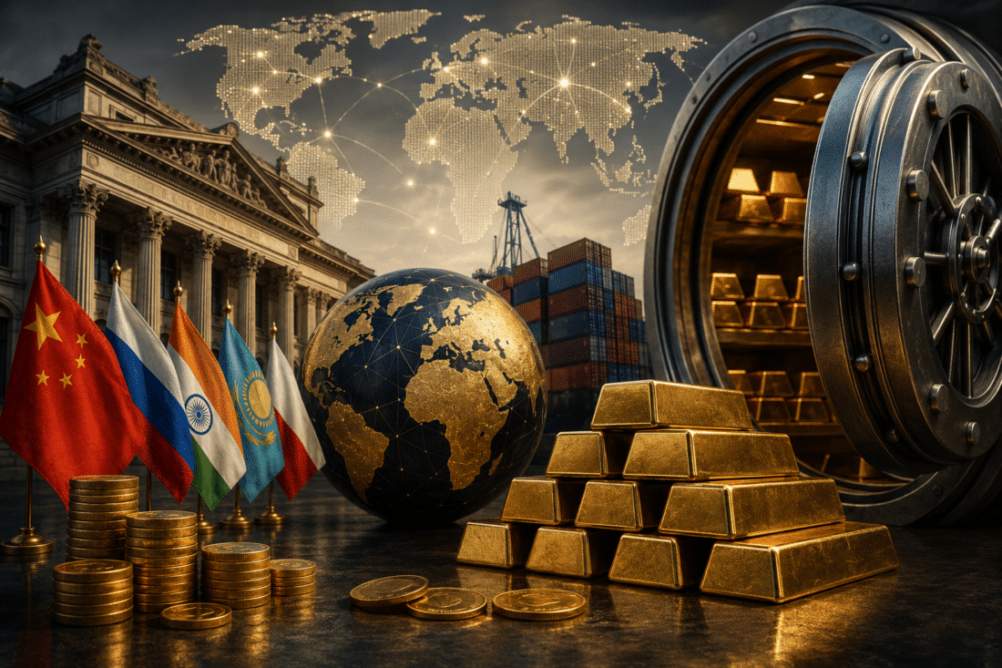 Central banks buying gold