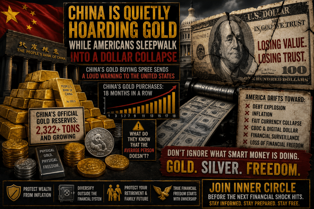 China quietly hoarding gold