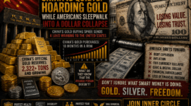 China quietly hoarding gold