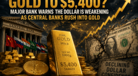 Gold Price Forecast: Major Bank Predicts Gold Could Hit $5,400