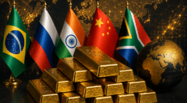 BRICS currency nations increasing gold reserves beyond 6,000 tonnes as central banks diversify away from the U.S. dollar