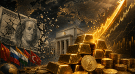 Gold Surging Above $4,700 as Dollar Weakens and Financial Reset Accelerates