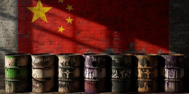 CHINAS POISON WAR ON AMERICA 1,300 BARRELS OF METH CHEMICALS