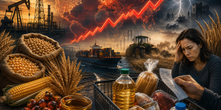 Global food costs rising with higher grocery prices, vegetable oil inflation, and supply chain disruptions