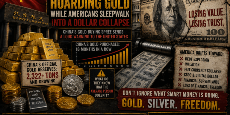 China quietly hoarding gold