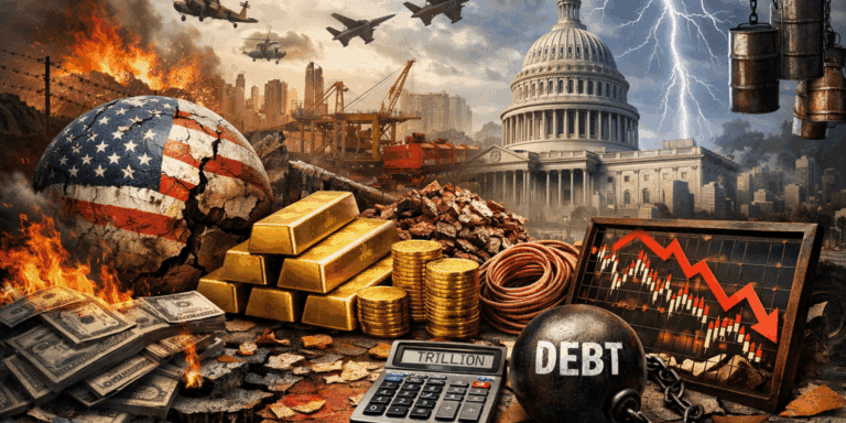 Post-WWII financial order collapse