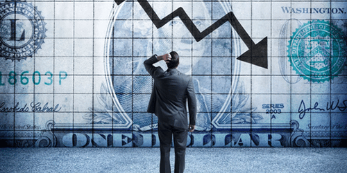 Dollar index decline