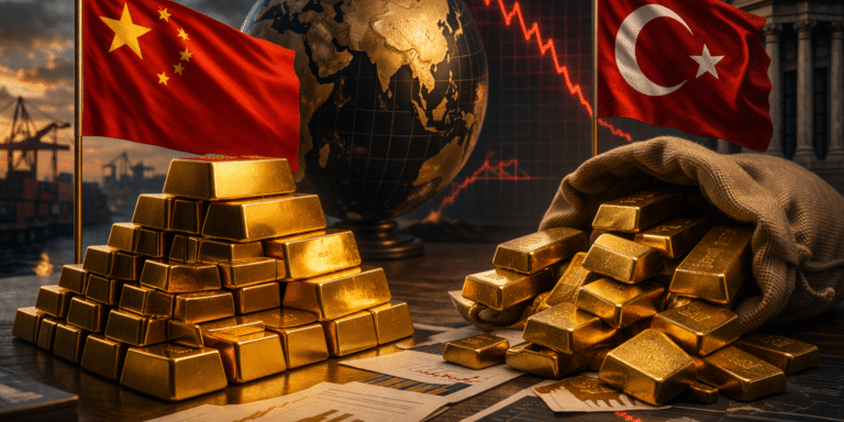 Gold reserves and shifting economies