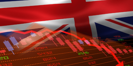 UK economy in freefall
