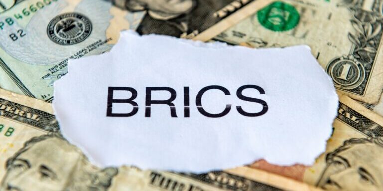 A,Dedollarisation,Concept,With,The,Brics,On,Top,Of,A