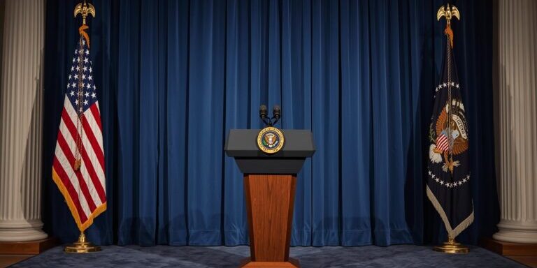 presidential podium
