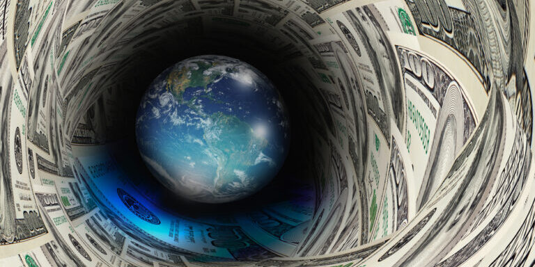 Glass,Globe,On,The,Many,Us,Dollars"elements,Of,This,Image