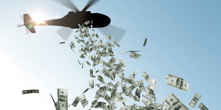 Finance,,Economy,And,Monetary,Policy,Concept,-,Helicopter,Dropping,Money