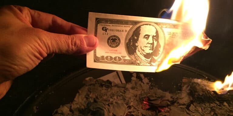 Money,To,Burn.,Wasting,Money