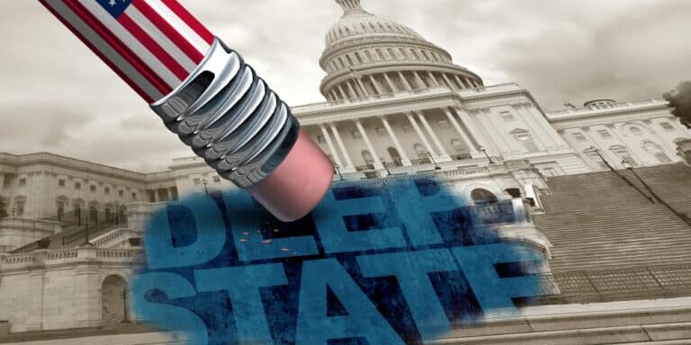 United,States,Deep,State,And,American,Secret,Politics,Concept,And