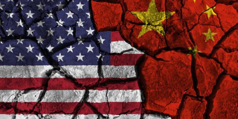 Trade,War,Between,United,States,Of,America,Versus,China,.