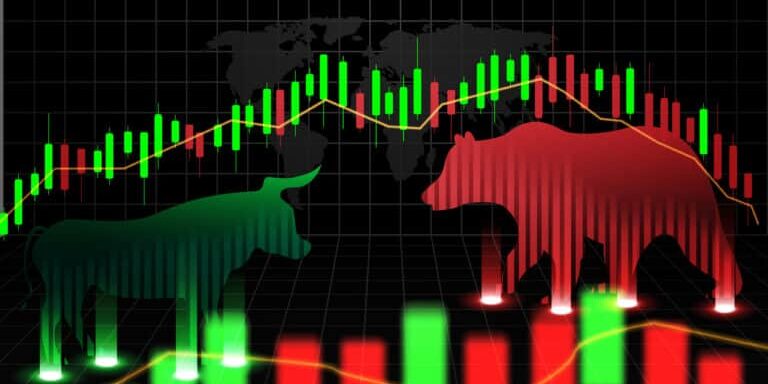 Stock,Market,And,Exchange,Of,World.,Bull,Market,Vs.,Bear