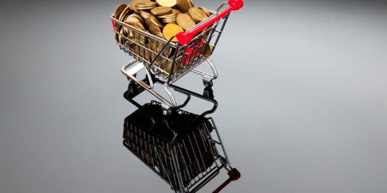 Shopping,Cart,And,Gold,Coins