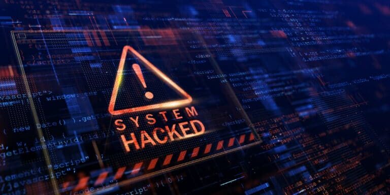 Warning,Of,A,System,Hacked.,Virus,,Cyber,Attack,,Malware,Concept.