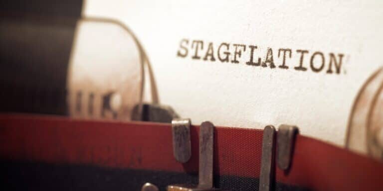 Stagflation,Written,With,A,Typewriter.