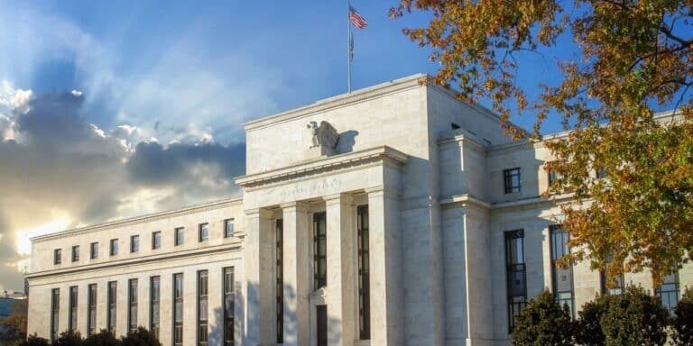 Federal,Reserve,Building,At,Washington,D.c.,On,A,Sunny,Day. Federal,Reserve,Building,At,Washington,D.c.,On,A,Sunny,Day.
