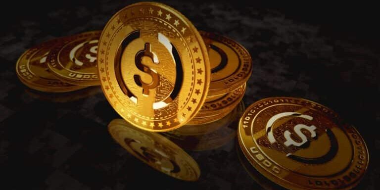 Usdc,Usd,Coin,Stablecoin,Cryptocurrency,Gold,Coin,On,Green,Screen Usdc,Usd,Coin,Stablecoin,Cryptocurrency,Gold,Coin,On,Green,Screen