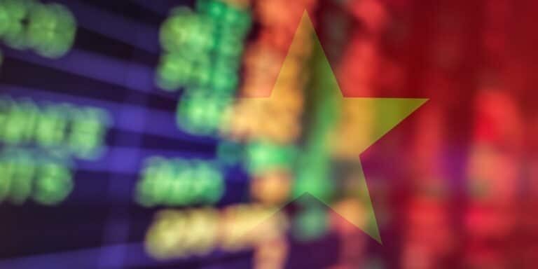 Stock,Market,Investment,Trading,Financial.,Vietnam,Flag,To,Analyze,Profitable