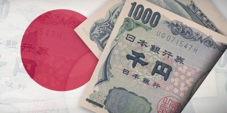 Background,Of,1000,Japan,Yen,Front,And,Back,Banknote,On