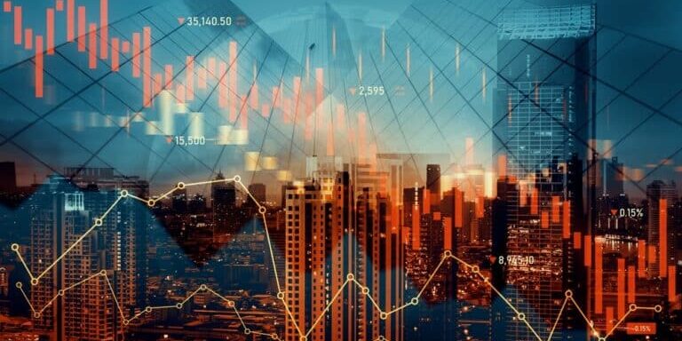 Economic,Crisis,Concept,Shown,By,Declining,Graphs,And,Digital,Indicators